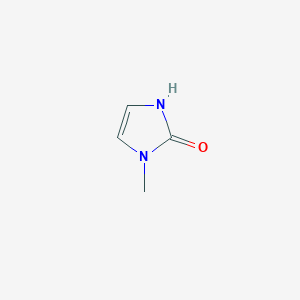 molecular formula C4H6N2O B045202 1-Methyl-1,3-dihydro-imidazol-2-one CAS No. 39799-77-4
