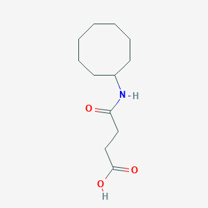 molecular formula C12H21NO3 B452039 4-(Cyclooctylamino)-4-oxobutanoic acid CAS No. 392714-61-3