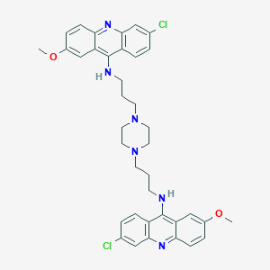 molecular formula C38H40Cl2N6O2 B045205 BiCAPPA CAS No. 119662-55-4