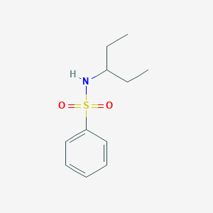 molecular formula C11H17NO2S B452057 N-(pentan-3-yl)benzenesulfonamide 