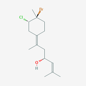 molecular formula C15H24BrClO B045210 Peurtitol B CAS No. 119736-69-5