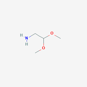 molecular formula C4H11NO2 B045213 Aminoacetaldehyde dimethyl acetal CAS No. 22483-09-6