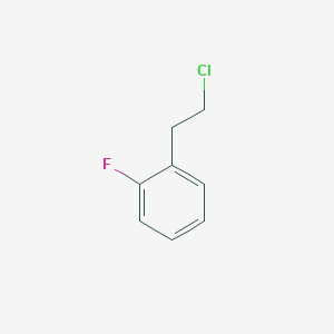 molecular formula C8H8ClF B045215 1-(2-Chloroethyl)-2-fluorobenzene CAS No. 119779-12-3