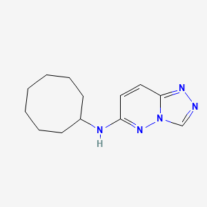 molecular formula C13H19N5 B4521957 N-cyclooctyl[1,2,4]triazolo[4,3-b]pyridazin-6-amine 