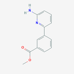molecular formula C13H12N2O2 B4522141 methyl 3-(6-aminopyridin-2-yl)benzoate 