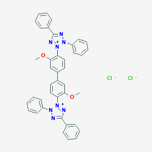 molecular formula C40H32ClN8O2+ B045225 2-[4-[4-(3,5-Diphenyltetrazol-3-ium-2-yl)-3-methoxyphenyl]-2-methoxyphenyl]-3,5-diphenyltetrazol-3-ium;chloride CAS No. 1871-22-3