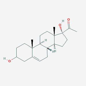 molecular formula C21H32O3 B045230 3,17-Dihydroxypregn-5-en-20-one CAS No. 387-79-1