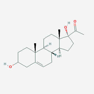 molecular formula C₂₁H₃₂O₃ B045230 17alpha-Hydroxypregnenolone CAS No. 387-79-1