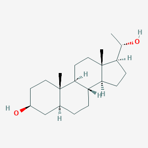molecular formula C21H36O2 B045233 Allopregnane-3beta,20alpha-diol CAS No. 566-56-3