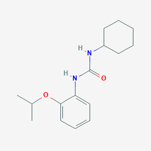 molecular formula C16H24N2O2 B4523407 N-cyclohexyl-N'-(2-isopropoxyphenyl)urea 