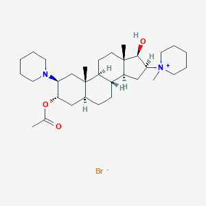 molecular formula C32H55BrN2O3 B045239 17-Deacetyl vecuronium bromide CAS No. 50587-95-6