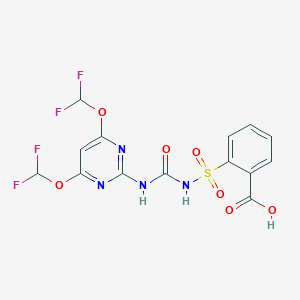 molecular formula C14H10F4N4O7S B045244 Primisulfuron CAS No. 113036-87-6
