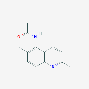 molecular formula C13H14N2O B4524789 N-(2,6-dimethylquinolin-5-yl)acetamide 