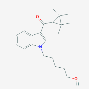 molecular formula C21H29NO2 B045252 UR-144 N-5-hydroxypentyl CAS No. 895155-95-0