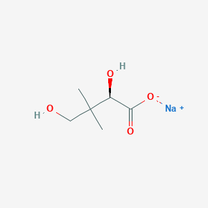 molecular formula C6H11NaO4 B045258 sodium (2R)-2,4-dihydroxy-3,3-dimethylbutanoate CAS No. 60979-68-2