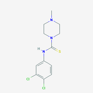 molecular formula C12H15Cl2N3S B452594 N-(3,4-dichlorophenyl)-4-methylpiperazine-1-carbothioamide 