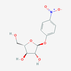 molecular formula C11H13NO7 B045265 4-硝基苯基-阿拉 CAS No. 6892-58-6