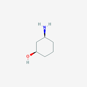molecular formula C6H13NO B045268 (1R,3S)-3-Aminocyclohexanol CAS No. 1110772-22-9