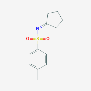 molecular formula C12H15NO2S B045269 N-Cyclopentylidene-4-methylbenzenesulfonamide CAS No. 118616-82-3