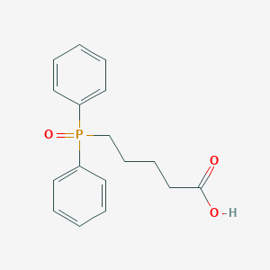 molecular formula C17H19O3P B045271 5-(Diphenylphosphinyl)pentanoic acid CAS No. 71140-70-0
