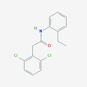 molecular formula C16H15Cl2NO B452742 2-(2,6-dichlorophenyl)-N-(2-ethylphenyl)acetamide 