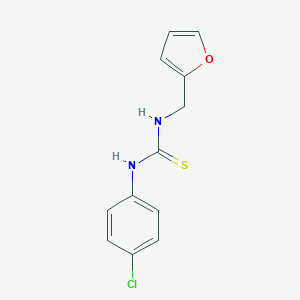 molecular formula C12H11ClN2OS B452800 1-(4-Chlorophenyl)-3-(furan-2-ylmethyl)thiourea CAS No. 32564-38-8