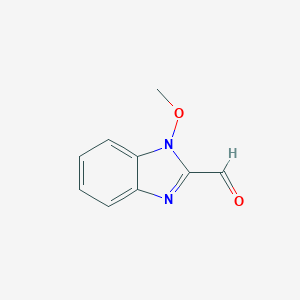 molecular formula C9H8N2O2 B045297 1-methoxy-1H-benzo[d]imidazole-2-carbaldehyde CAS No. 118500-15-5
