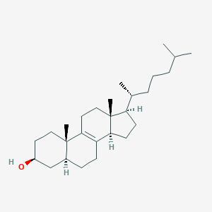 molecular formula C27H46O B045303 Zymostenol CAS No. 566-97-2
