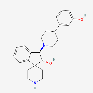 molecular formula C24H30N2O2 B4530659 (1R,2R)-1-[4-(3-hydroxyphenyl)piperidin-1-yl]spiro[1,2-dihydroindene-3,4'-piperidine]-2-ol 