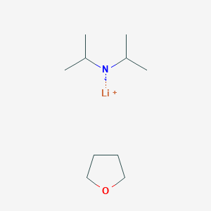 molecular formula C10H22LiNO B045308 Lithium diisopropylamide mono(tetrahydrofuran) CAS No. 123333-84-6