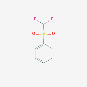 molecular formula C7H6F2O2S B045312 ((Difluoromethyl)sulfonyl)benzene CAS No. 1535-65-5