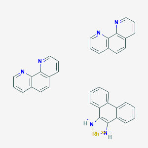 molecular formula C38H26N6Rh+ B045313 Rh(Phen)2phi3+ CAS No. 121174-96-7