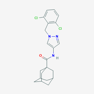 molecular formula C21H23Cl2N3O B453239 N-[1-(2,6-dichlorobenzyl)-1H-pyrazol-4-yl]-1-adamantanecarboxamide 