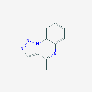 molecular formula C10H8N4 B045328 4-Methyl[1,2,3]triazolo[1,5-a]quinoxaline CAS No. 111339-68-5