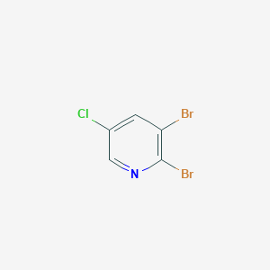 molecular formula C5H2Br2ClN B045329 2,3-Dibromo-5-chloropyridine CAS No. 137628-17-2