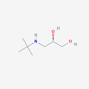 molecular formula C7H17NO2 B045334 (S)-3-(tert-Butylamino)propane-1,2-diol CAS No. 30315-46-9