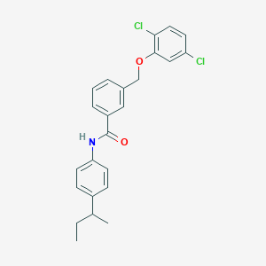molecular formula C24H23Cl2NO2 B453358 N-(4-sec-butylphenyl)-3-[(2,5-dichlorophenoxy)methyl]benzamide 