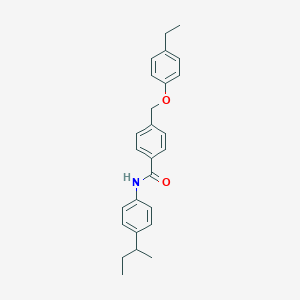 molecular formula C26H29NO2 B453366 N-(4-sec-butylphenyl)-4-[(4-ethylphenoxy)methyl]benzamide 