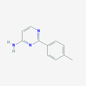 molecular formula C11H11N3 B045340 2-(p-Tolyl)pyrimidin-4-amine CAS No. 114523-62-5