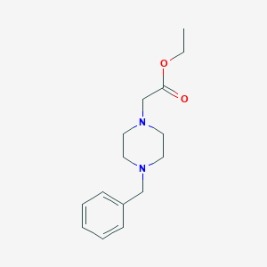 molecular formula C15H22N2O2 B045345 Ethyl 2-(4-benzylpiperazin-1-yl)acetate CAS No. 23173-76-4