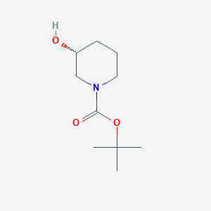 molecular formula C10H19NO3 B045350 (R)-1-Boc-3-hydroxypiperidine CAS No. 143900-43-0
