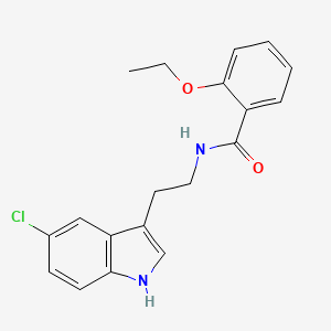 molecular formula C19H19ClN2O2 B4535241 N-[2-(5-chloro-1H-indol-3-yl)ethyl]-2-ethoxybenzamide 