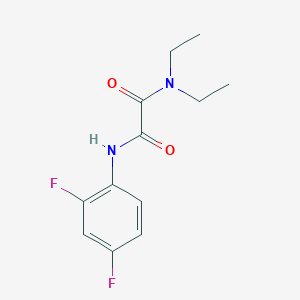 molecular formula C12H14F2N2O2 B4535504 N-(2,4-difluorophenyl)-N',N'-diethyloxamide 