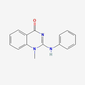 molecular formula C15H13N3O B4535809 1-methyl-2-(phenylamino)quinazolin-4(1H)-one 