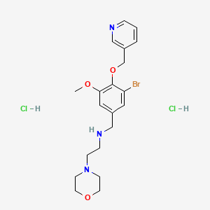 molecular formula C20H28BrCl2N3O3 B4536576 C20H28BrCl2N3O3 