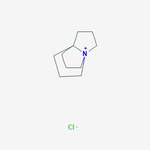 molecular formula C10H18ClN B045367 1-Azoniatricyclo[3.3.3.01,5]undecane;chloride CAS No. 116747-82-1