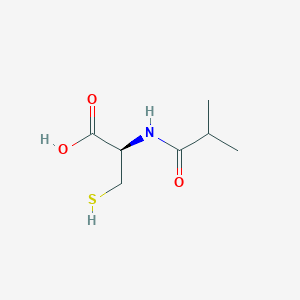 molecular formula C7H13NO3S B045373 N-Isobutyryl-L-cysteine CAS No. 124529-02-8