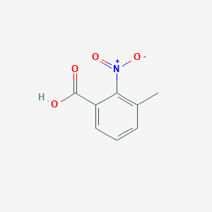 molecular formula C8H7NO4 B045383 3-Methyl-2-nitrobenzoic acid CAS No. 5437-38-7