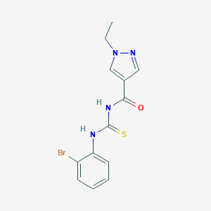 N-(2-bromophenyl)-N'-[(1-ethyl-1H-pyrazol-4-yl)carbonyl]thiourea