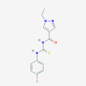 1-ethyl-N-[(4-iodophenyl)carbamothioyl]-1H-pyrazole-4-carboxamide
